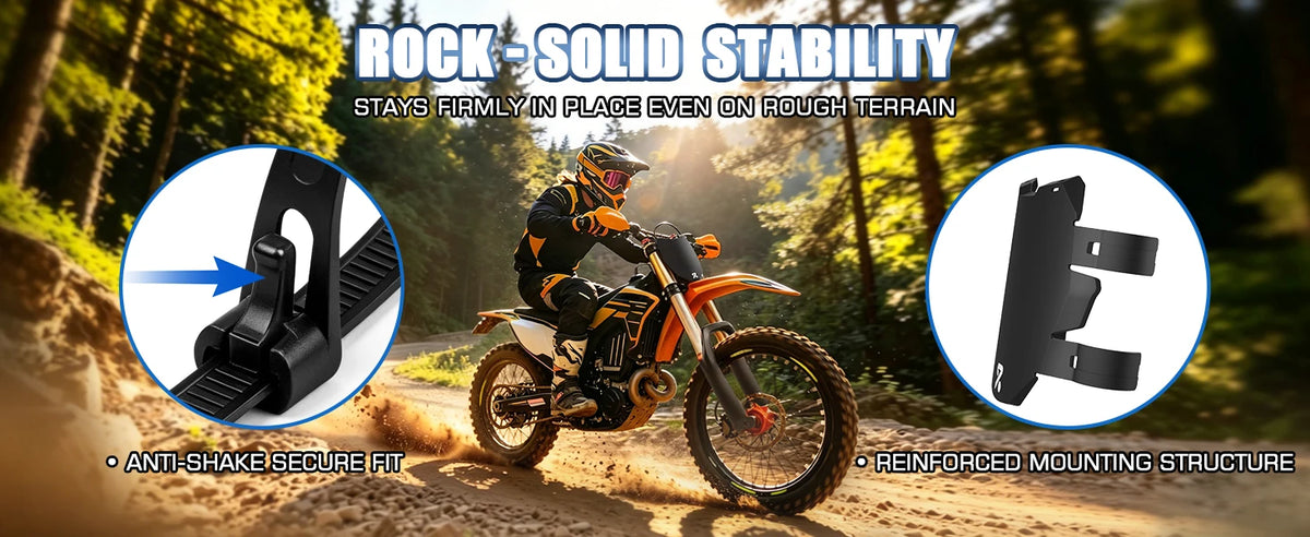 BUCKLOS Front Bike Number Plate for E-Bike, BMX & MTB