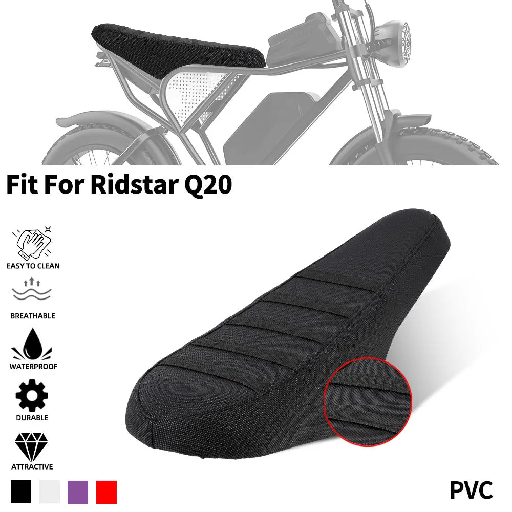 Waterproof Non-Slip PVC E-Bike Seat Cover