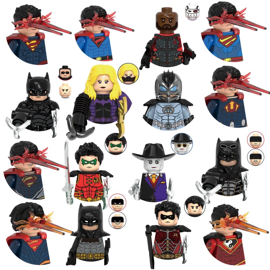 Blind Box Mini Superhero Figures Building Blocks | Mystery Character Toy Gift