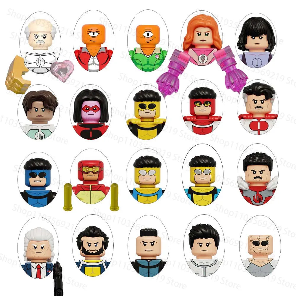 Blind Box Anime-Style Building Block Figures | DIY Puzzle Collection Model Toy