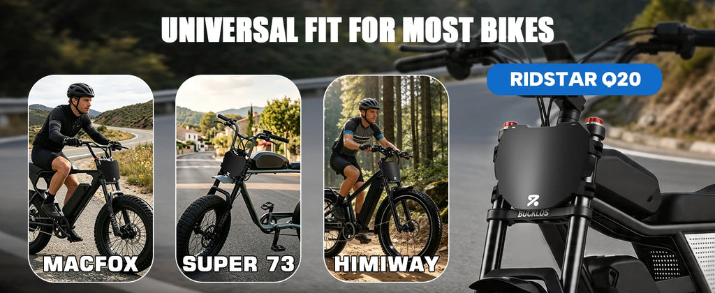 BUCKLOS Front Bike Number Plate for E-Bike, BMX & MTB