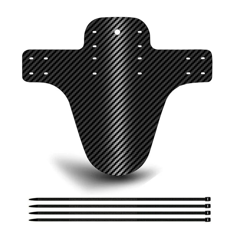 1~10pcs  Bicycle Fender Mountain Carbon Pattern Bike Mud Guard For Front Rear Wheel Mudguard Ultralight Cycling MTB Fender