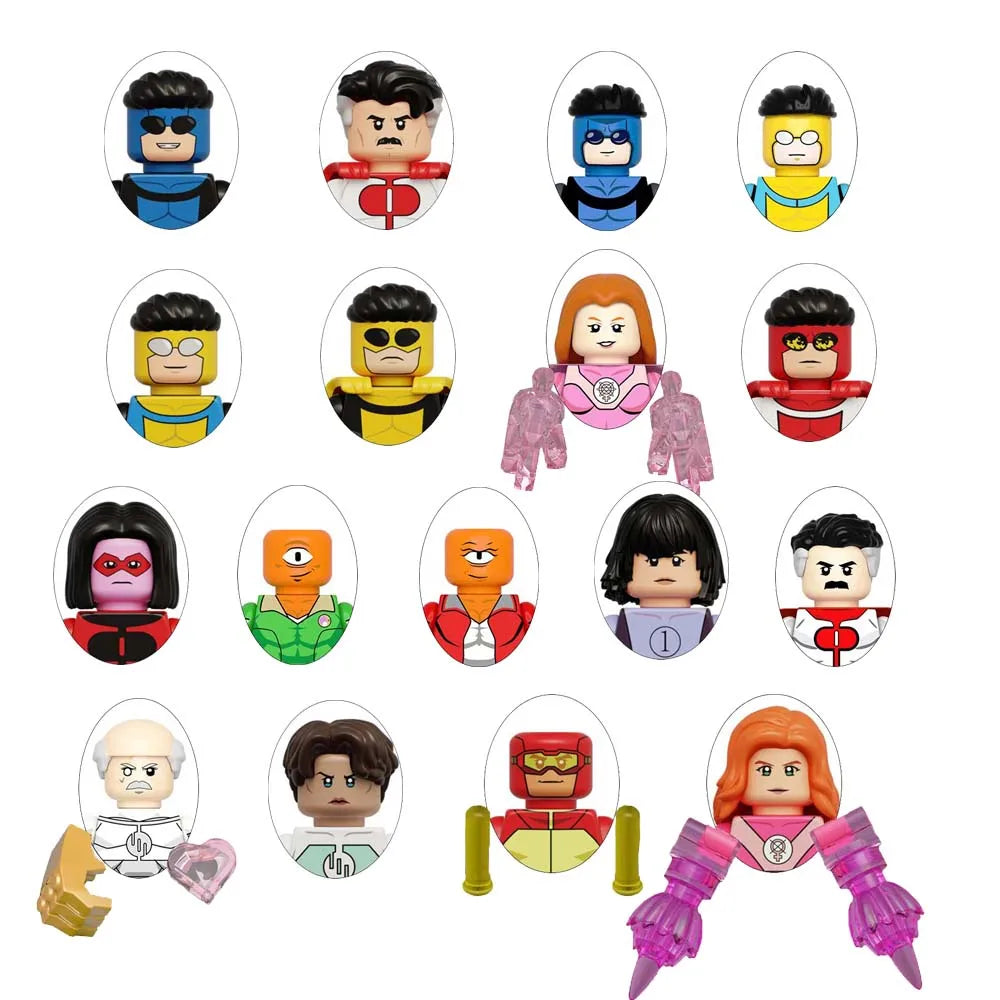 Blind Box Anime-Style Building Block Figures | DIY Puzzle Collection Model Toy