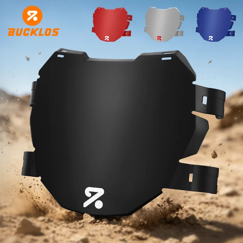 BUCKLOS Front Bike Number Plate for E-Bike, BMX & MTB