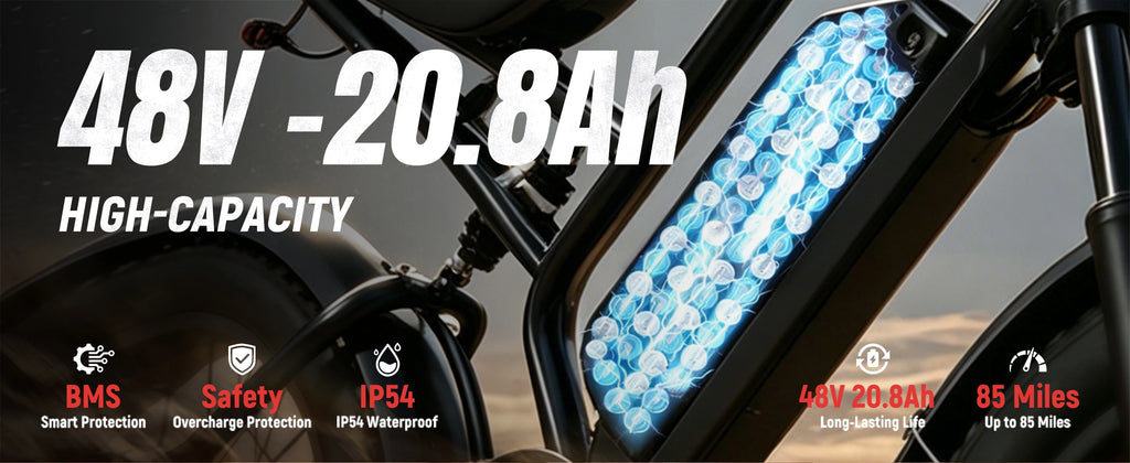 ESKUTE V300 20-Inch Fat Tire Electric Bike