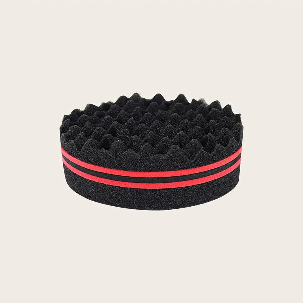 Sponge hair brush and comb set, hair styling set with curling comb and curling sponge, suitable for all hair types