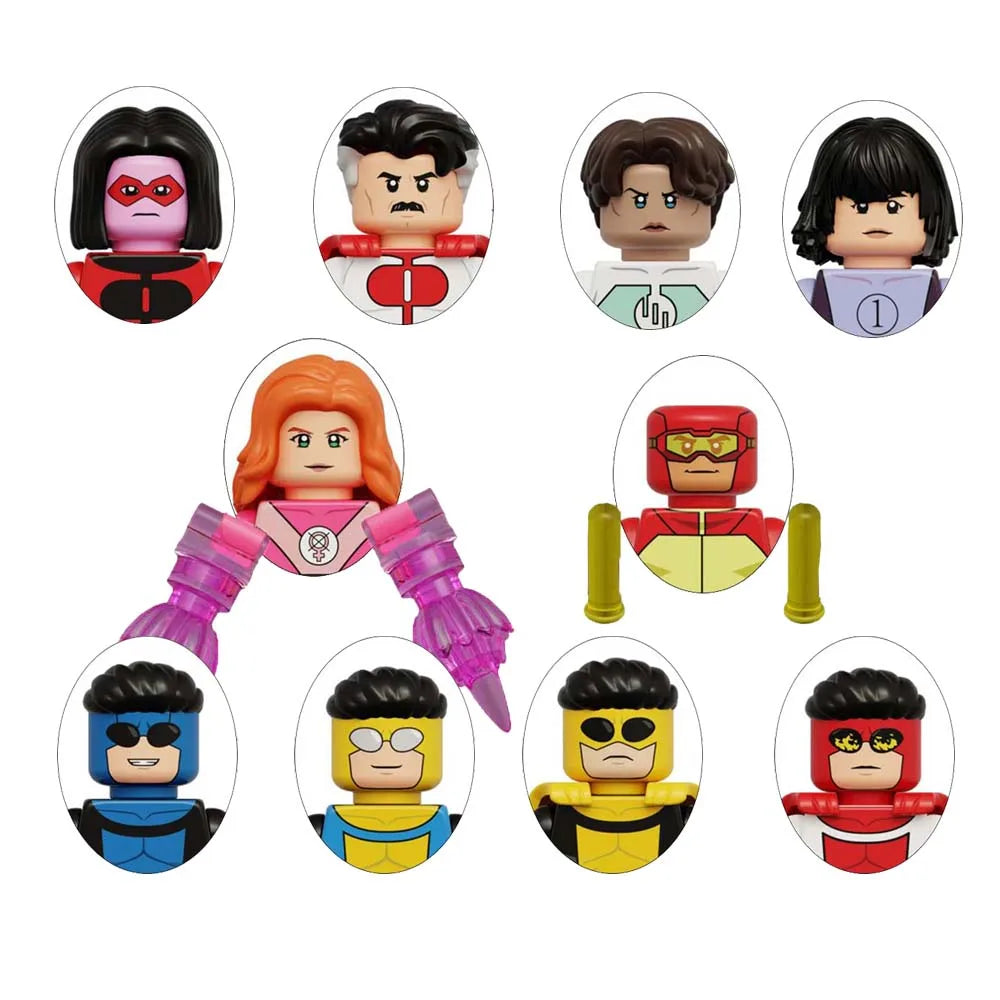 Blind Box Anime-Style Building Block Figures | DIY Puzzle Collection Model Toy