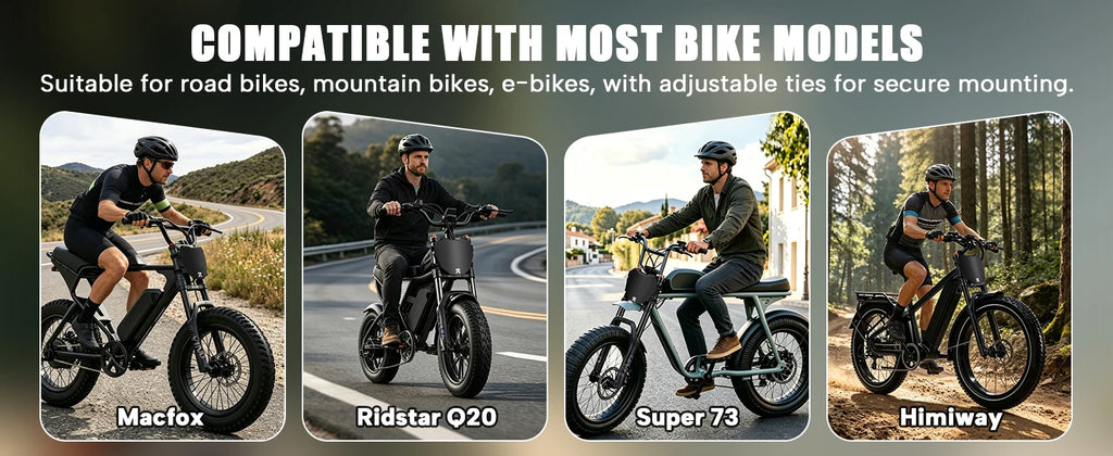 BUCKLOS Front Bike Number Plate for E-Bike, BMX & MTB