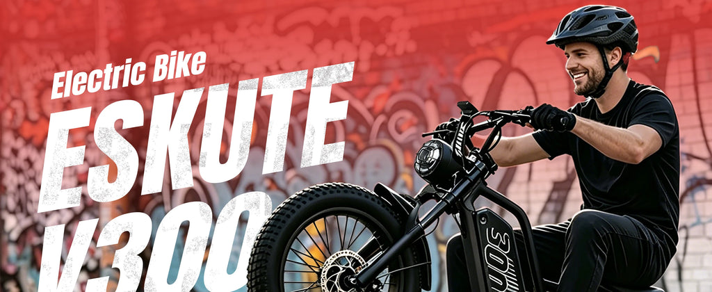 ESKUTE V300 20-Inch Fat Tire Electric Bike
