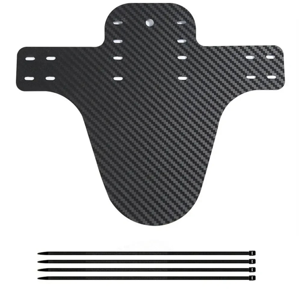 1~10pcs  Bicycle Fender Mountain Carbon Pattern Bike Mud Guard For Front Rear Wheel Mudguard Ultralight Cycling MTB Fender