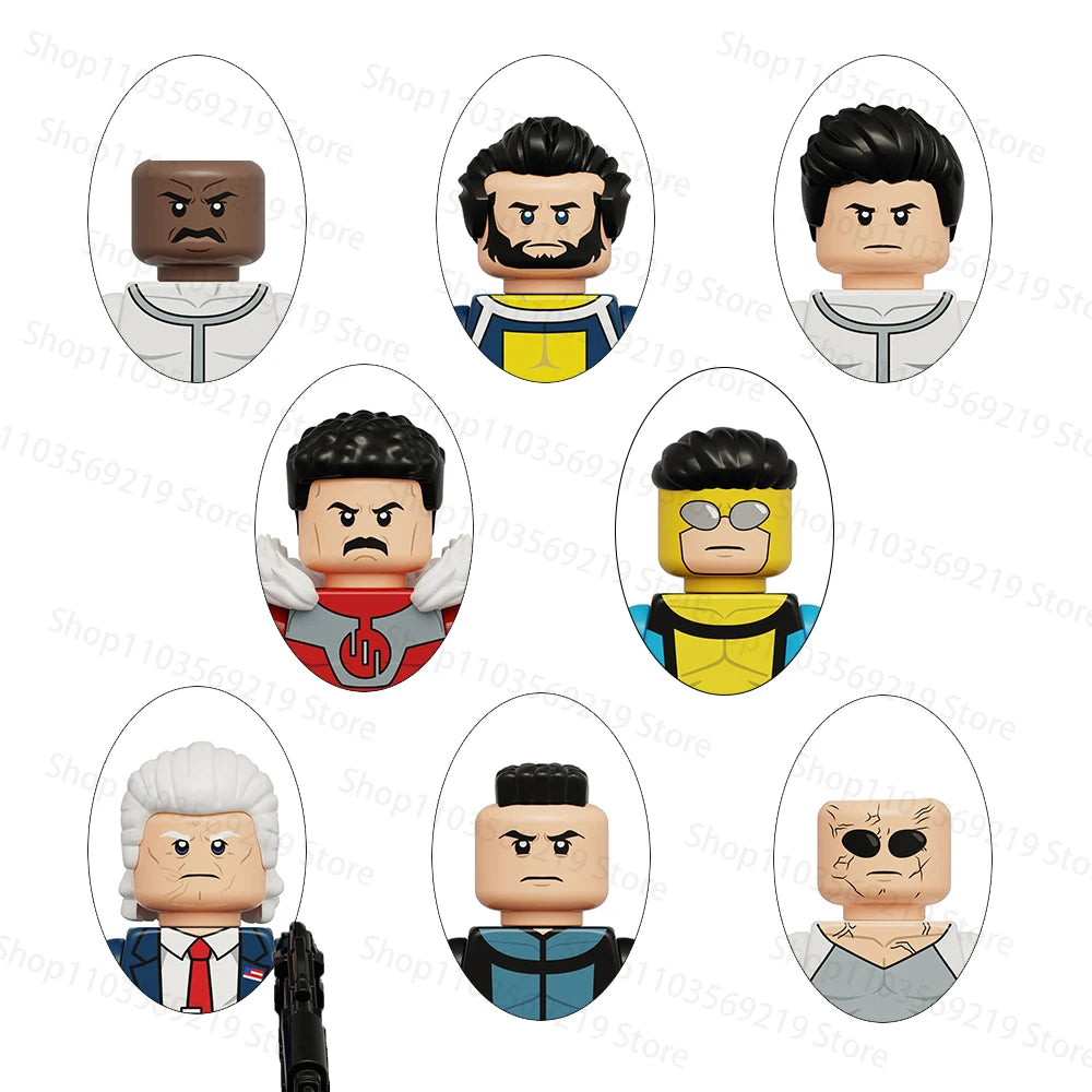 Blind Box Anime-Style Building Block Figures | DIY Puzzle Collection Model Toy