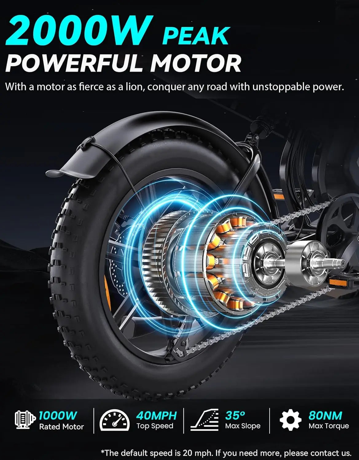 DTTZH F6S 20-Inch Fat Tire Electric Bike