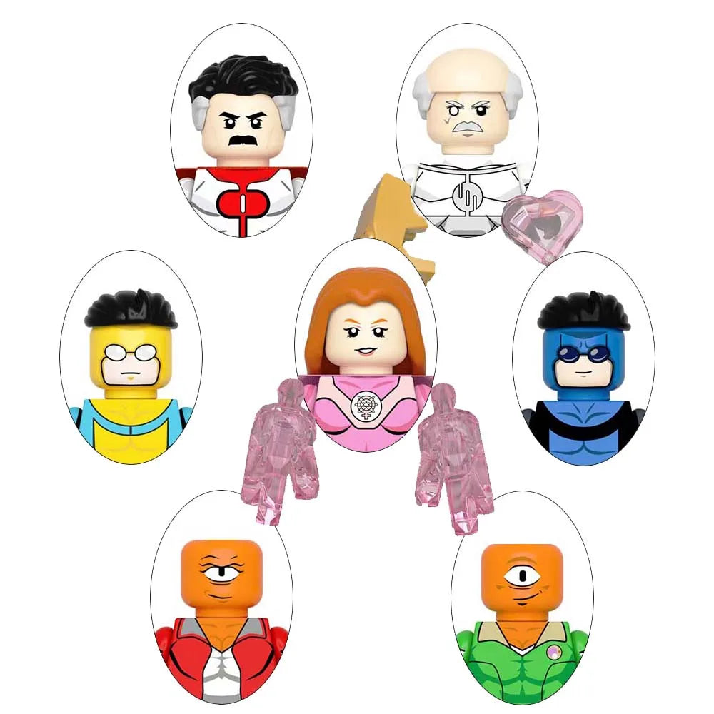 Blind Box Anime-Style Building Block Figures | DIY Puzzle Collection Model Toy